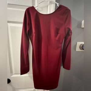 Long Sleeve, Low V Back